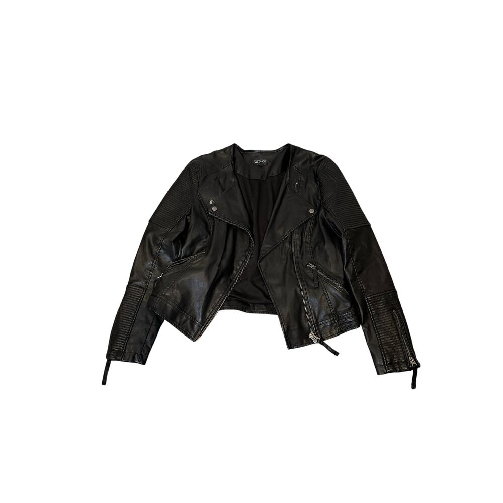 Topshop vegan moto jacket‎ -8